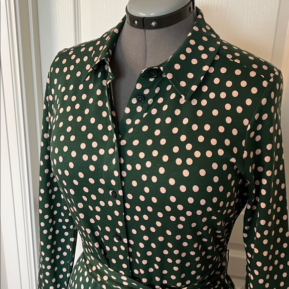 NWT Boden Jersey Knit Button Front Dress - Picture 2 of 10